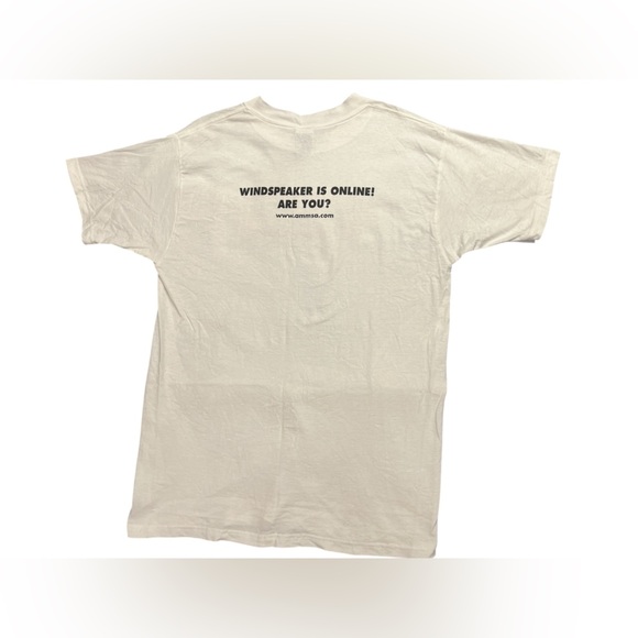 Vintage aboriginal news source graphic t shirt size Large - Picture 3 of 4